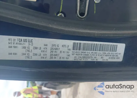 2016 Jeep Compass Sport из США, поврежденный, VIN 1C4NJDBB5GD556770